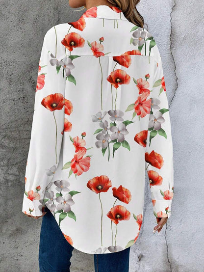 More Clothing Floral Collared Shirt – Perfect for Any Occasion