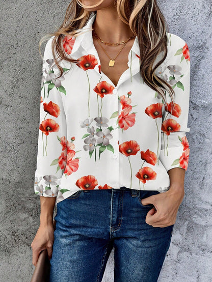 More Clothing Floral Collared Shirt – Perfect for Any Occasion